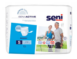 SENI ACTIVE Впитывающие трусы Small, 10шт., SE-096-SM10-RU1