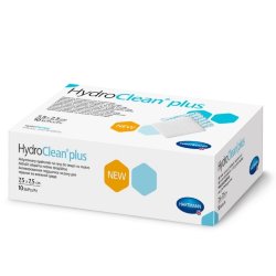 Hartmann HydroClean® plus, 609608. Суперабсорбирующая повязка, 7,5 х 7,5 см, 10 шт.