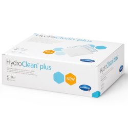 Hartmann HydroClean® plus, 609612. Суперабсорбирующая повязка, 10 х 10 см, 10 шт.