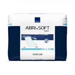 Abena Abri-Soft, 762921290. Впитывающие пеленки 60x90 (Basic), 30 шт.
