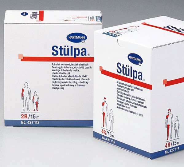 Hartmann Stulpa® Rollen, 427112. Трикотажный трубчатый бинт на предплечье и ногу у детей, № 2R, 6 см х 15 м.