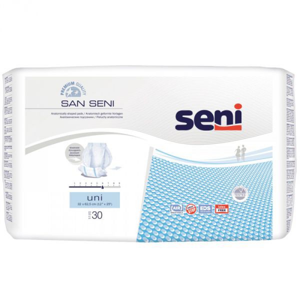 SAN SENI Подгузники анатомические Uni, 30шт., SE-093-UN30-001