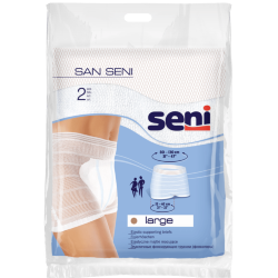 SAN SENI Эластичные фиксирующие трусики Large, 2шт., SE-092-LA02-004