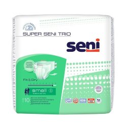 SUPER SENI TRIO Подгузники для взрослых Small, 10 шт., SE-094-SM10-A03