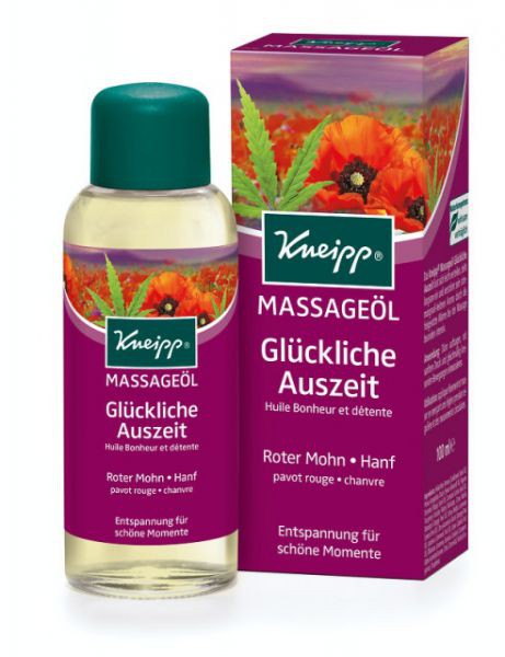 Hartmann  Kneipp, 391107. Масло для тела массажное с маслами красного мака и конопли, 100 мл.