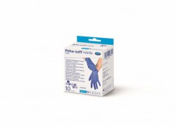 Hartmann Peha-soft® nitrile fino pf, 942220. Диагностические нитриловые перчатки без пудры, S, 10 шт.