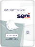 SENI SOFT BASIC Пеленки гигиенические, 60 x 60 см, 30 шт., SE-091-B030-J02