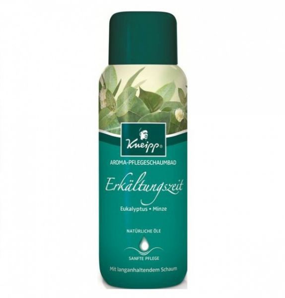 Hartmann  Kneipp, 392574. Пена для ванн с маслами эвкалипта и мяты ароматическая При холодной погоде, 400 мл.