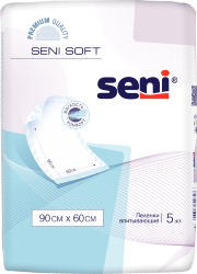SENI SOFT Пеленки гигиенические, 90 x 60 см, 5 шт., SE-091-S005-J03
