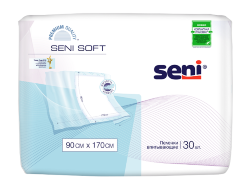 SENI SOFT Пеленки гигиенические с "крылышками", 90 x 170 см, 30 шт., SE-091-MMMM-039