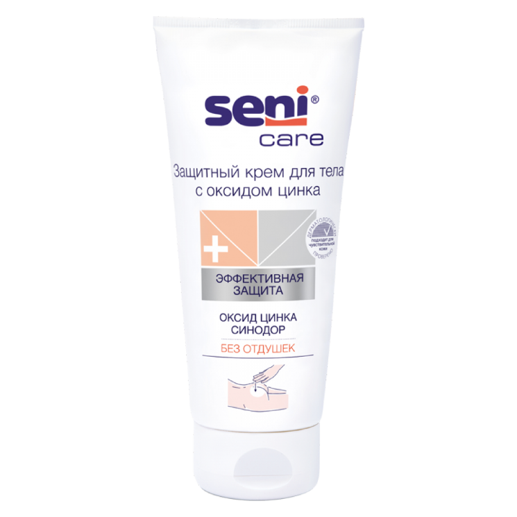 SENI CARE Крем защитный для тела Окись цинка и Синодор, 200 мл, SE-231-T200-311