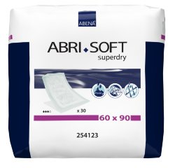 Abena Abri-Soft, 254123. Впитывающие пеленки 60x90 (Superdry), 30 шт.