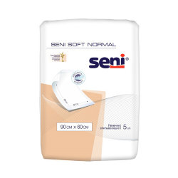 SENI SOFT NORMAL Пеленки гигиенические, 90 x 60 см, 5 шт., SE-091-SN05-J03
