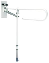 Складной поручень для ванной комнаты "PROFI-PLUS" на ножке, LY-3001-310
