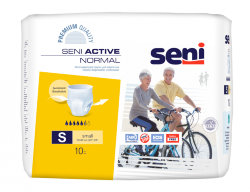 SENI ACTIVE Normal Впитывающие трусы Small, 10шт., SE-096-SM10-RU0