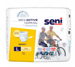 SENI ACTIVE Normal Впитывающие трусы Large, 10шт., SE-096-LA10-RU0