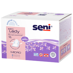 SENI LADY Урологические прокладки для женщин, Micro, 16шт., SE-095-MC16-RU1