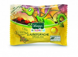 Hartmann  Kneipp, 392350. Таблетка шипучая для ванн с ароматом банана Волшебный Дракон, 80 г.