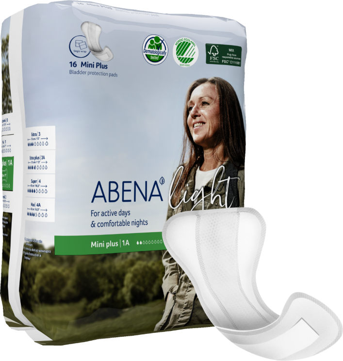 Abena Light, 1000017156. Прокладки урологические, Mini Plus 1A*, 16шт.